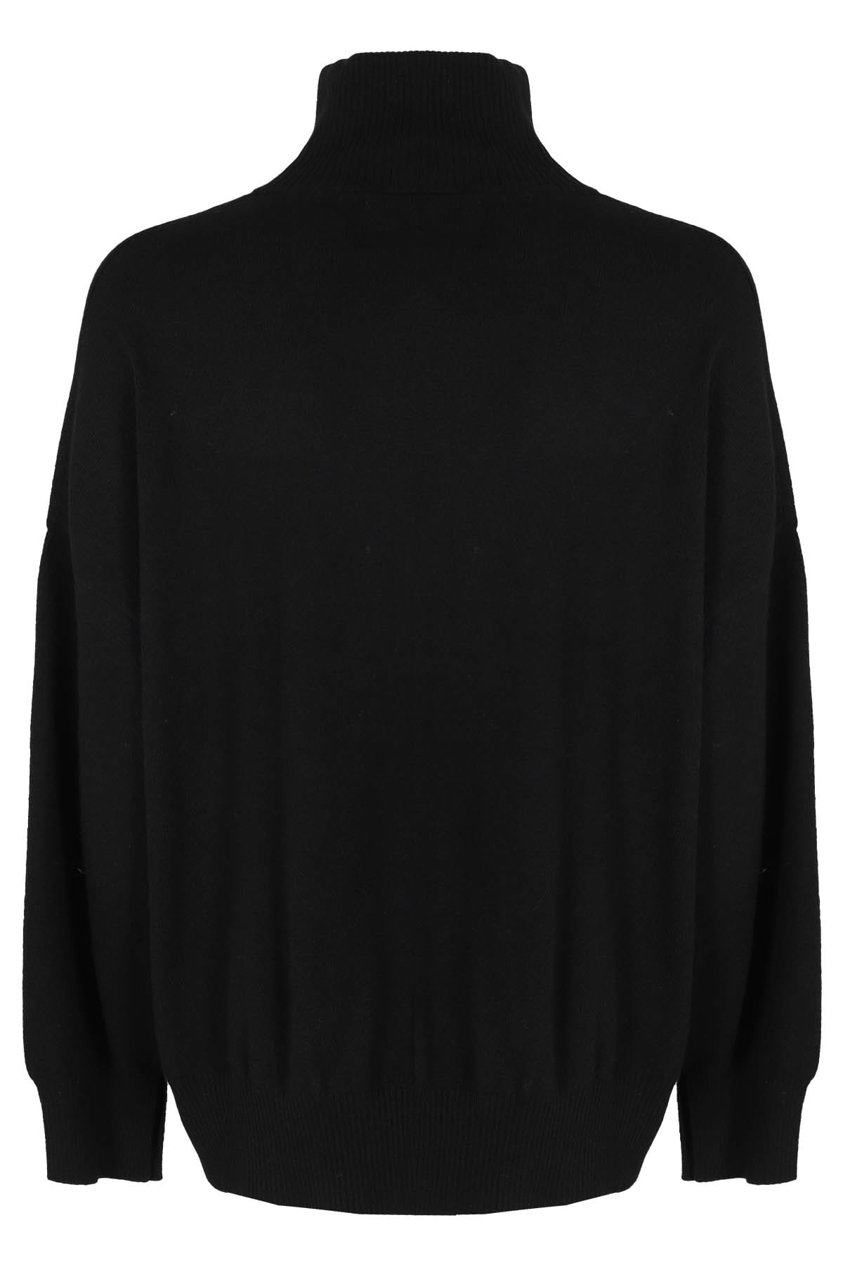 Shop Loulou Studio High Collar Sweater In Black