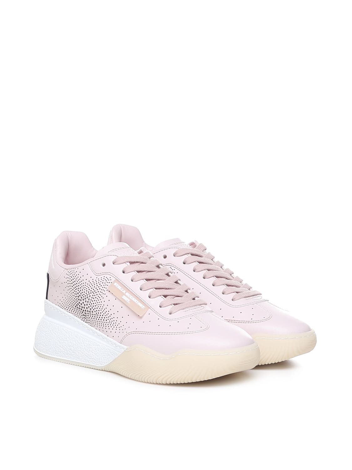 Shop Stella Mccartney Sneakers In Tencel In Pink