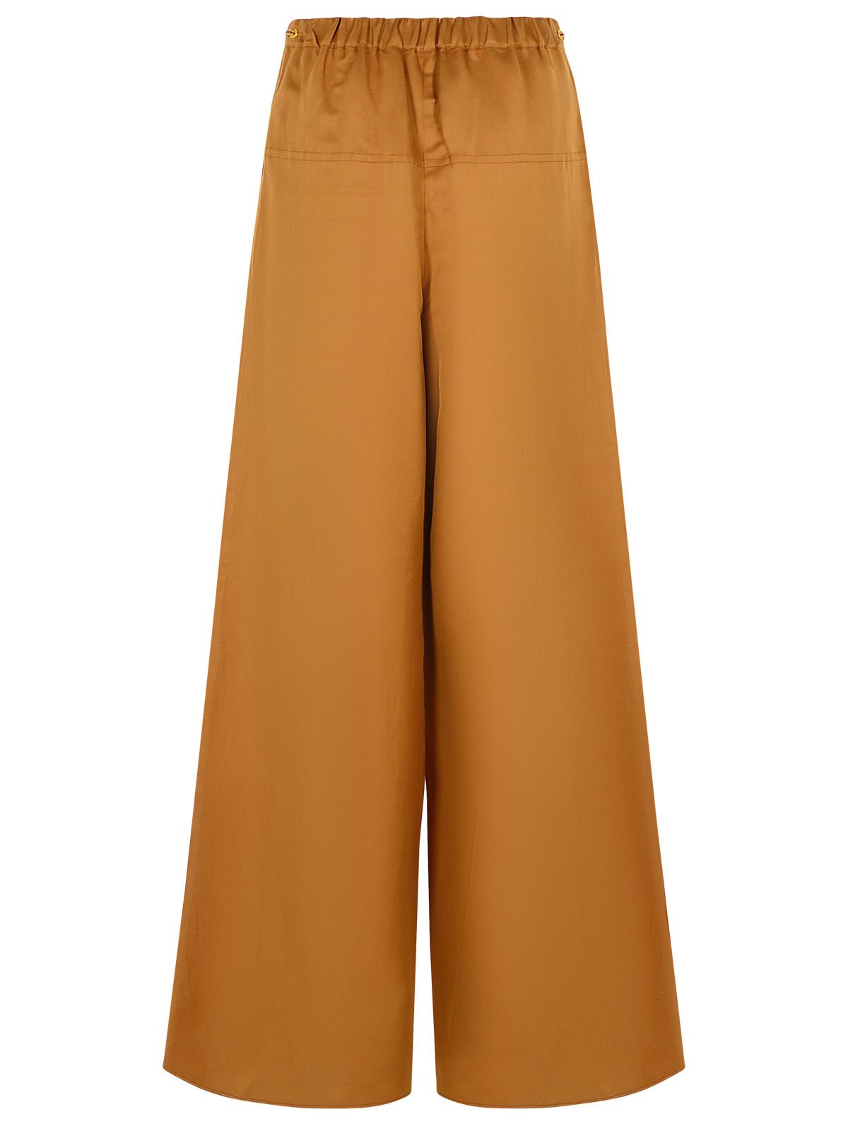 Max Mara Wide Linen And Silk Trousers