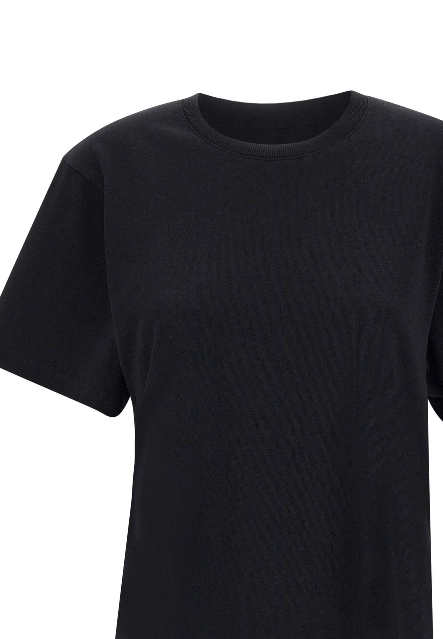 Shop Iro Edjy Cotton T-shirt In Black