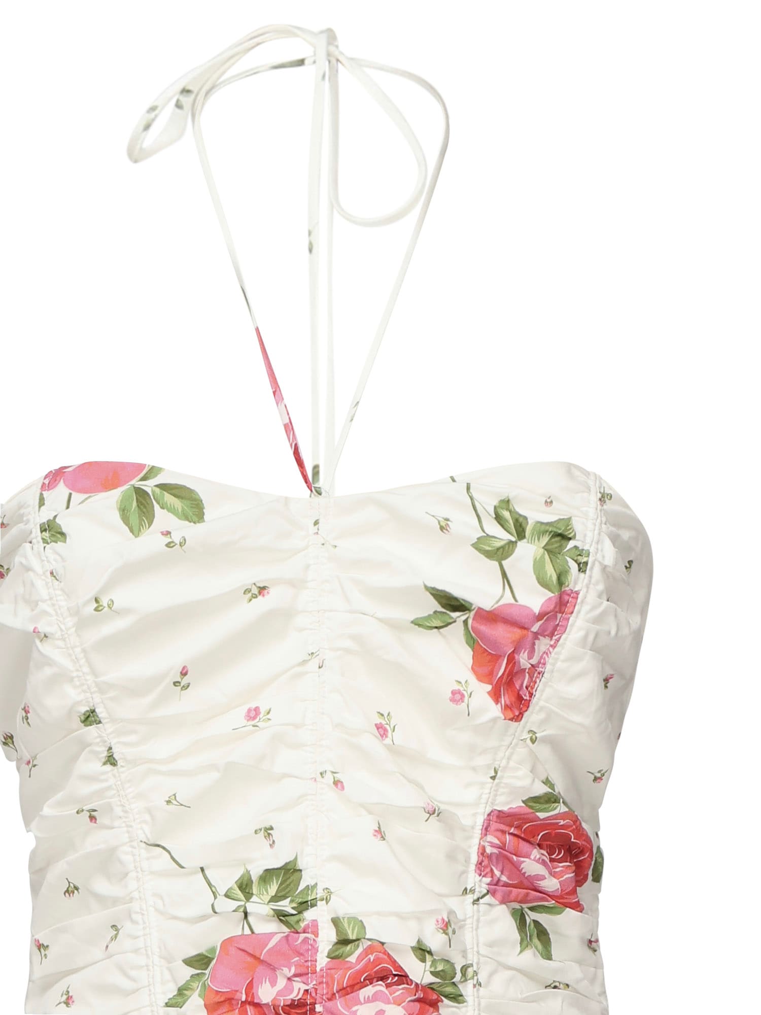 For Love &amp; Lemons Rosebud Mini Dress In White