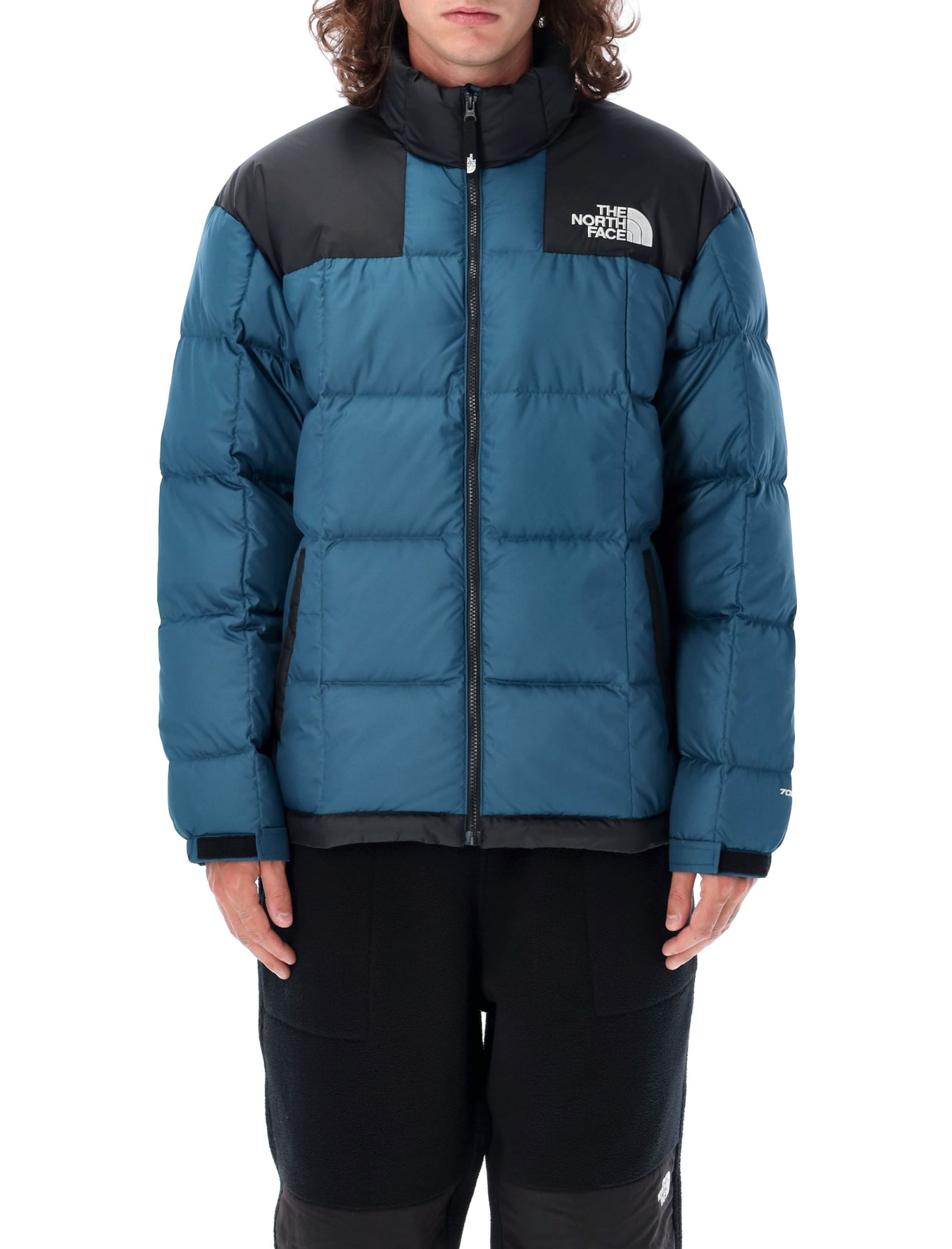 Shop The North Face Lhotse Jacket In Midnight Petrol