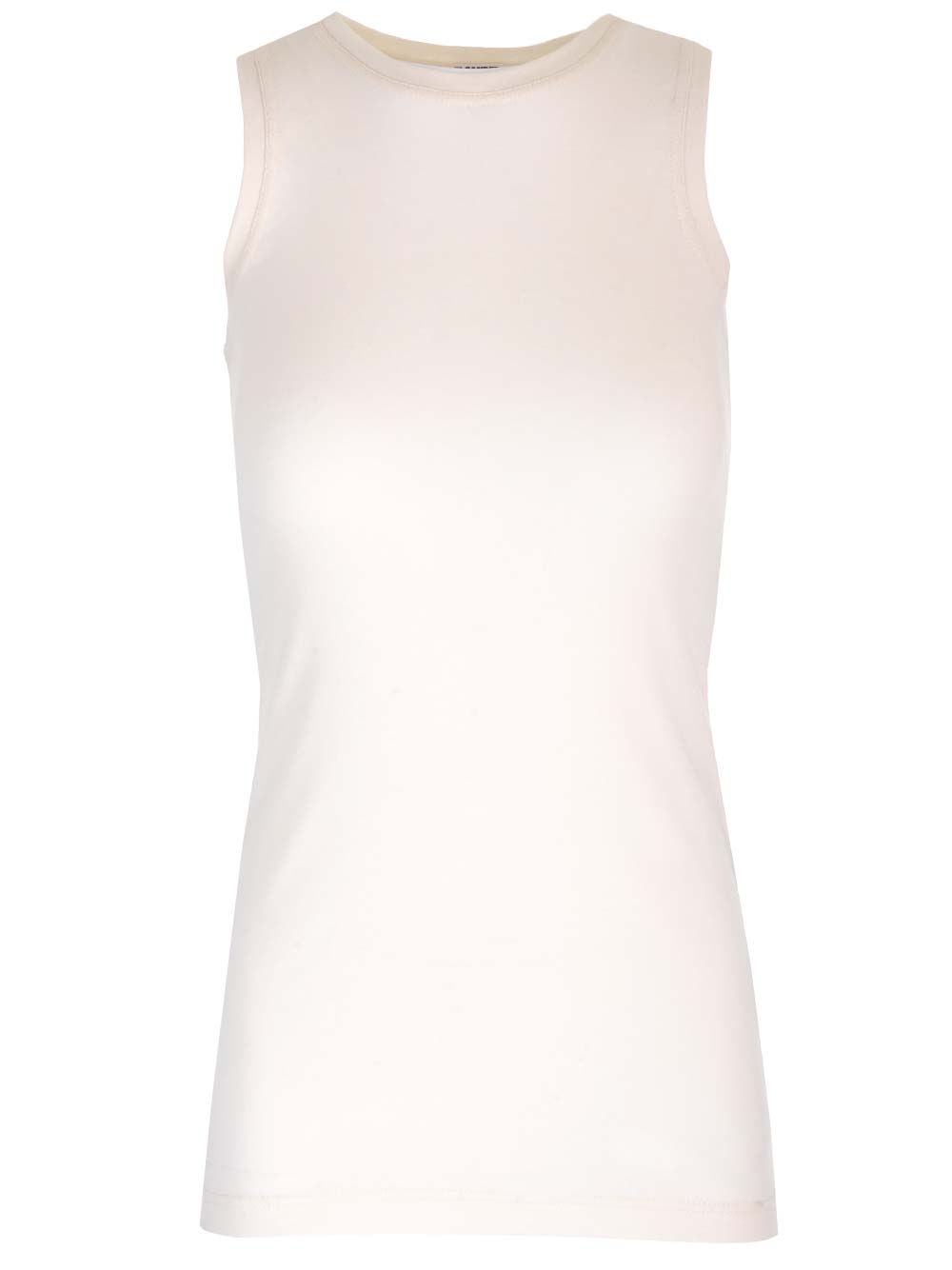 Jil Sander Set Of Two Layered Cotton Tops In Grey