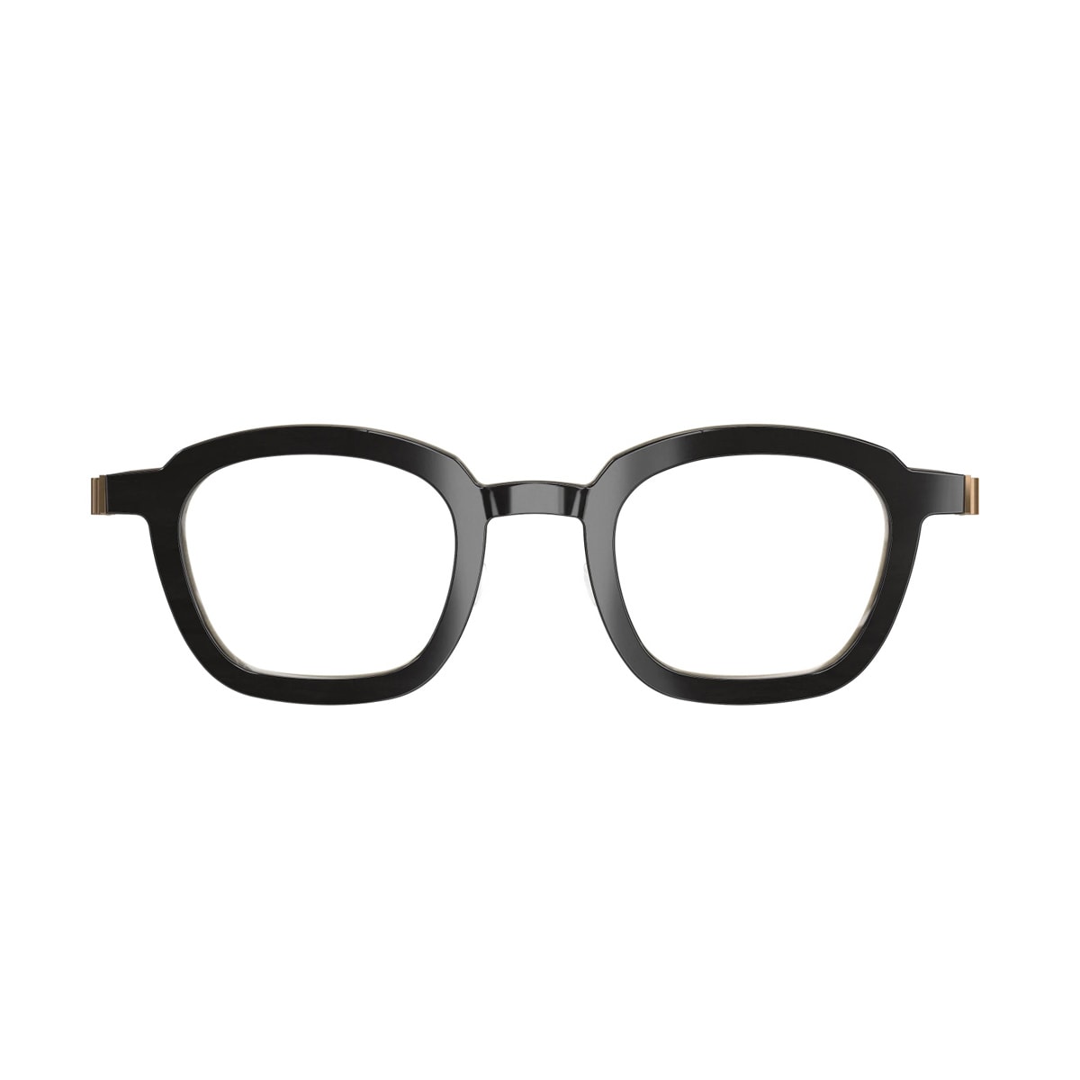 Buffalo Horn 1858 H26 Pu15 Nero Marrone Chiaro Bronzo Glasses