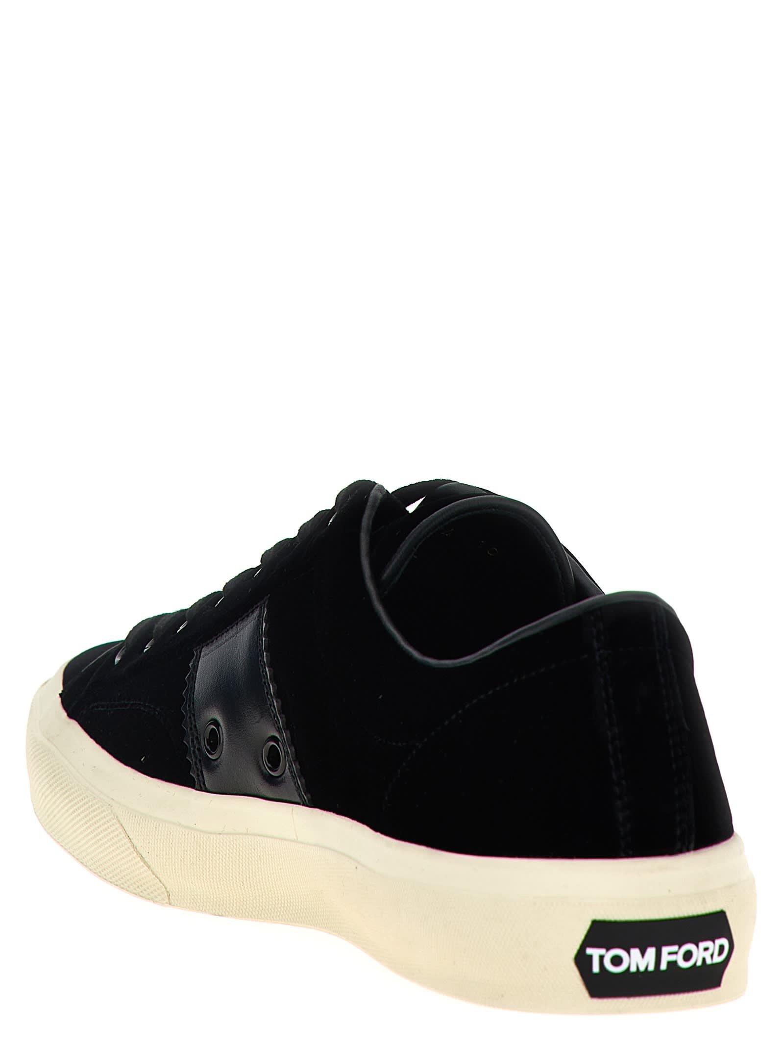 Shop Tom Ford Cambridge Sneakers In Black