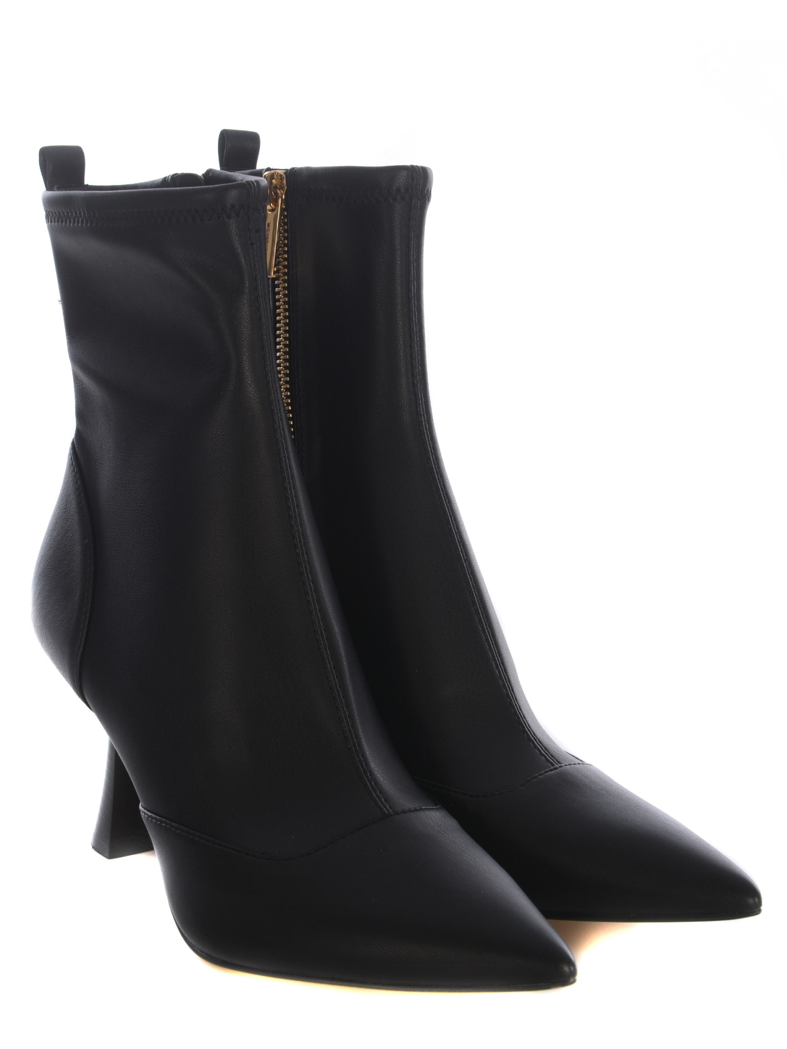 Shop Michael Kors Ankle Boots  Clara In Nappa In Nero