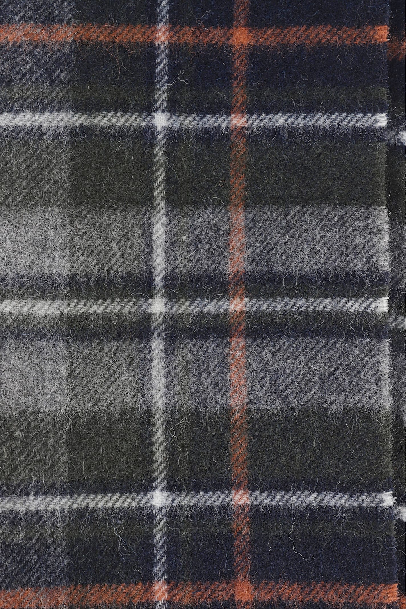 Barbour New Check Scarf In Black