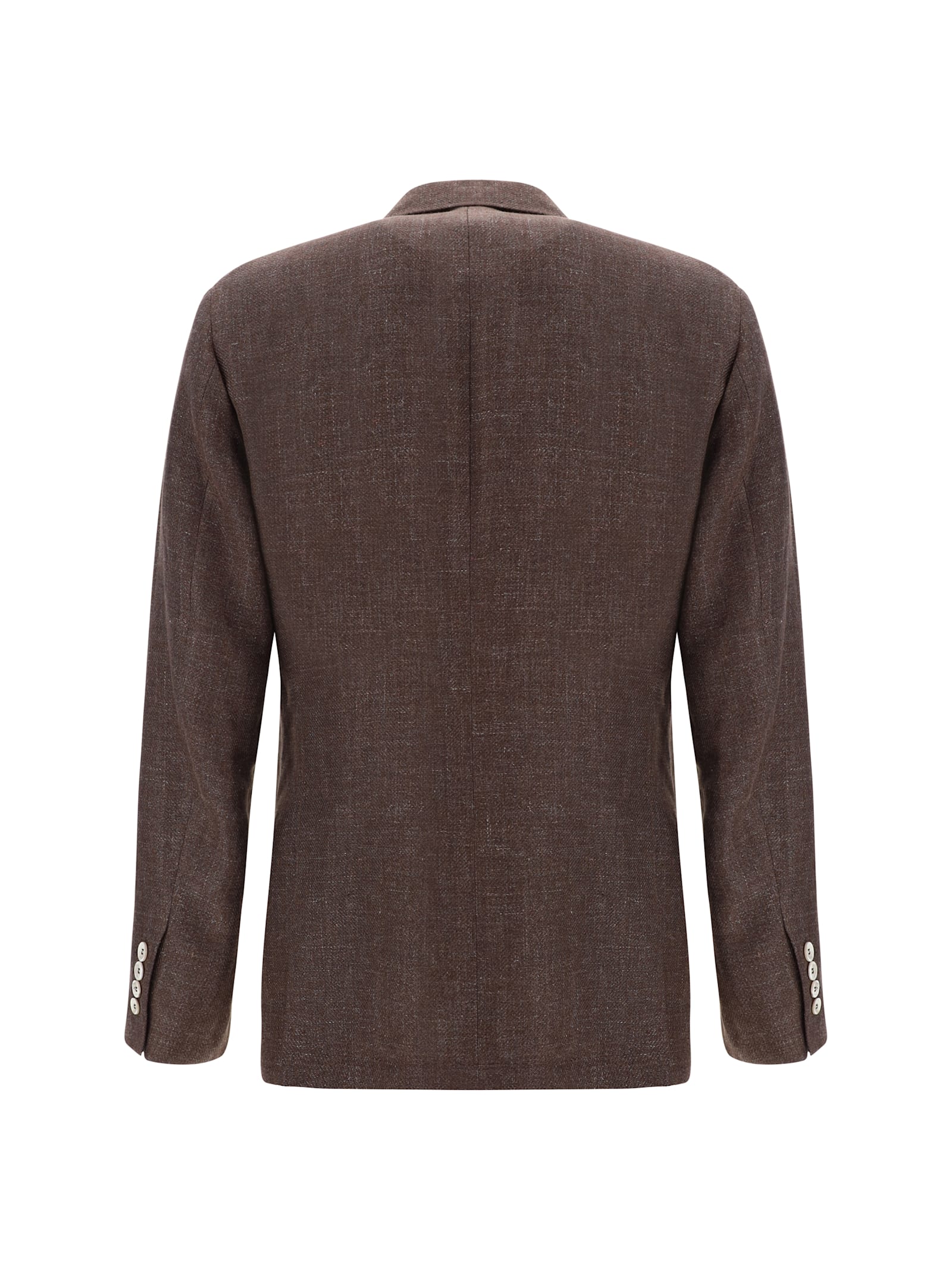 Brunello Cucinelli Linen Blazer Jacket Mélange Pattern In C2167