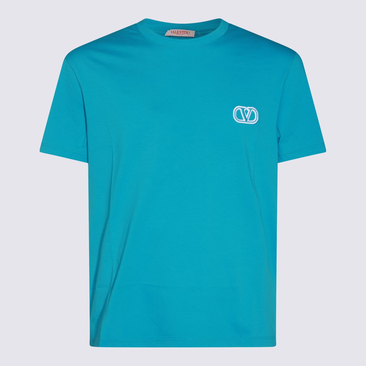 Light Blue Cotton T-shirt