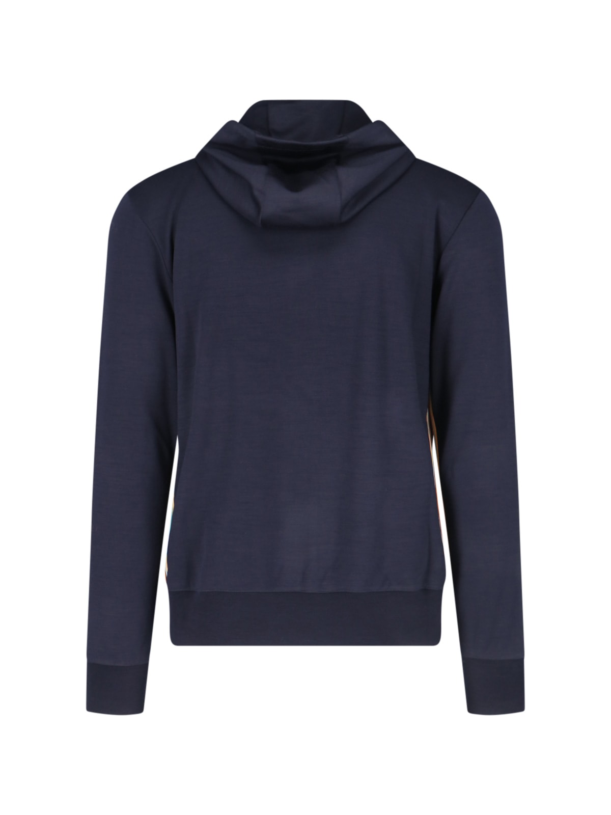 Shop Paul Smith Signature Stripe Zip Sweatshirt In Blue