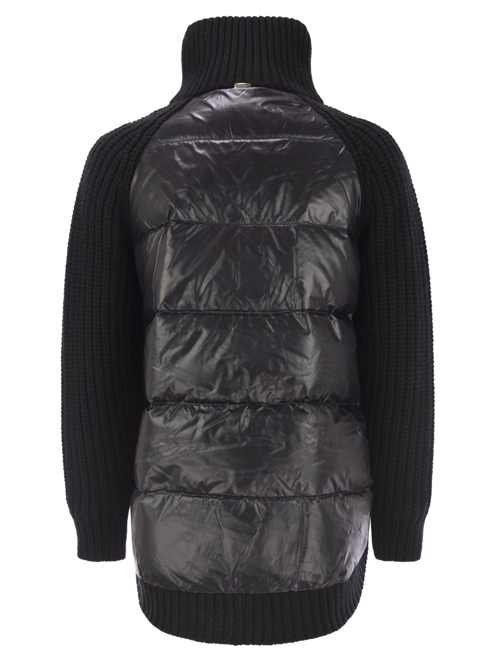 Shop Herno Wool Jacket In Black