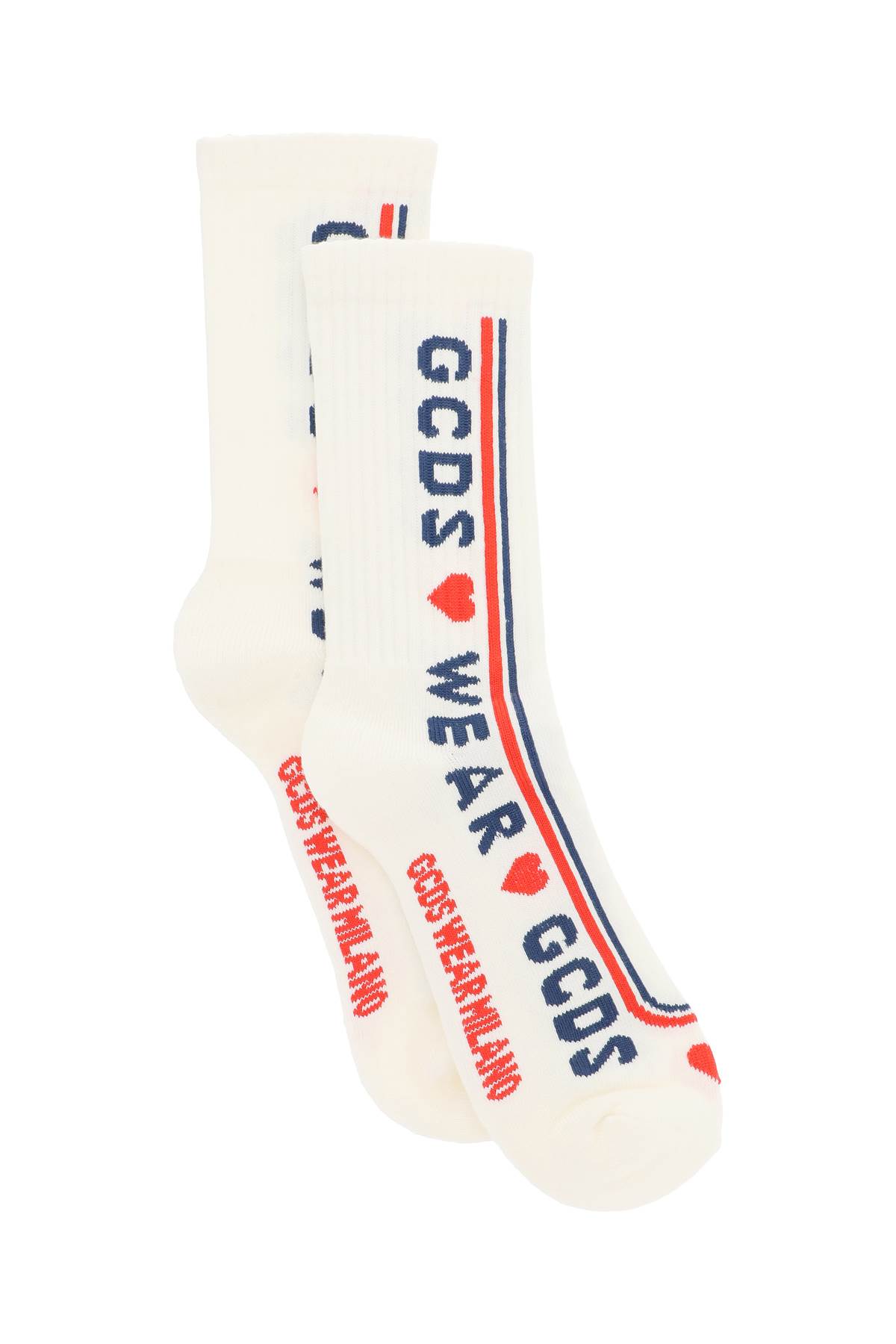 GCDS Cute Logo Sports Socks