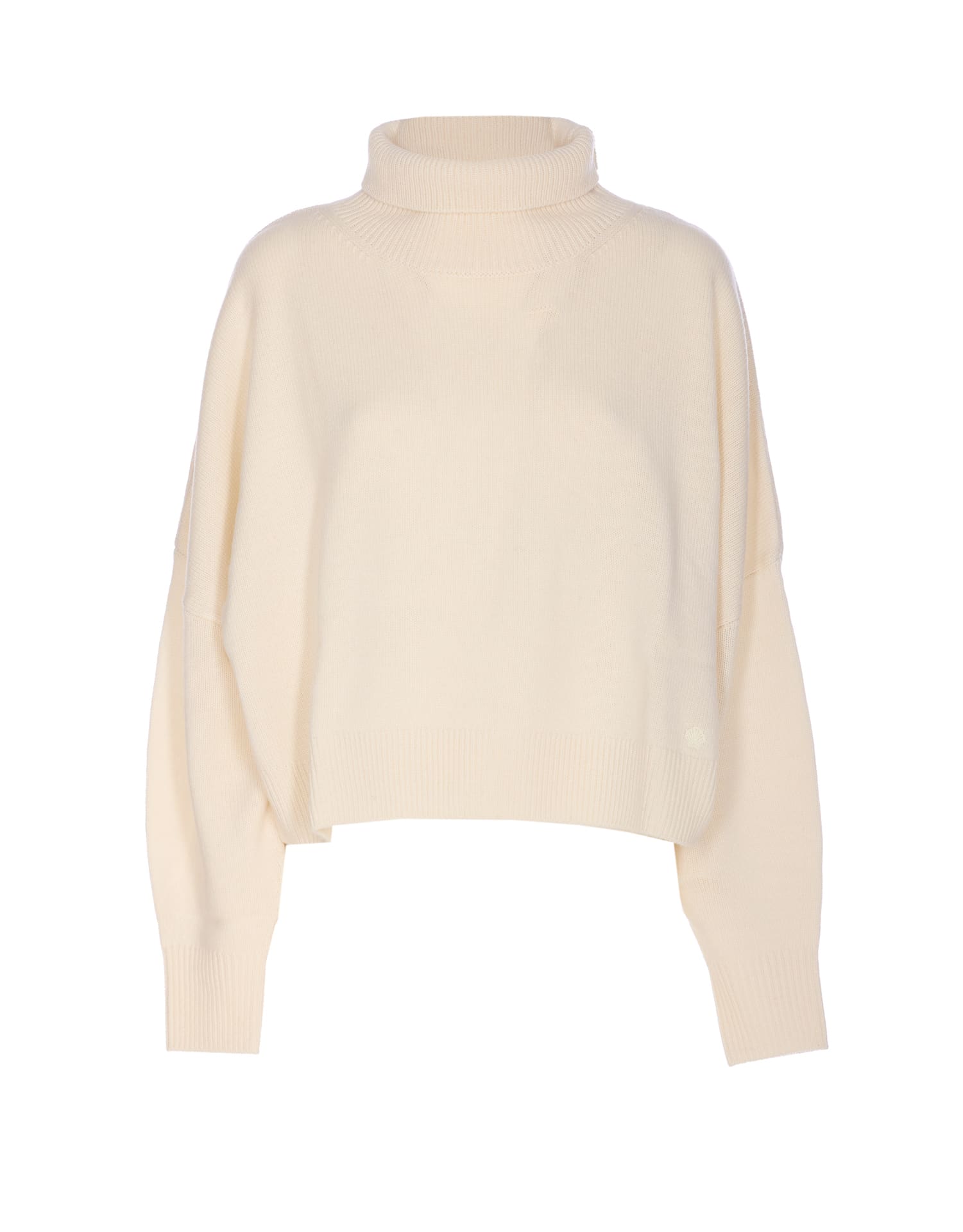 Loulou Studio Luke Stand Collar Sweater In Neutral