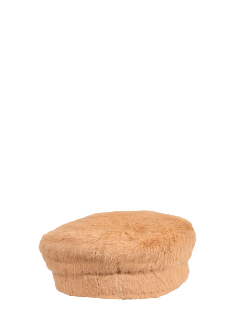 Shop Ruslan Baginskiy Baker Boy Hat In Beige