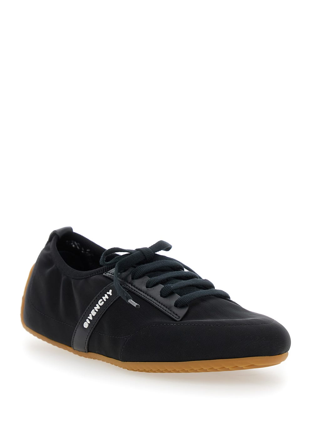 Givenchy Women Black Sneaker With Logo Lettering On The Side In Fabric Woman In Multi