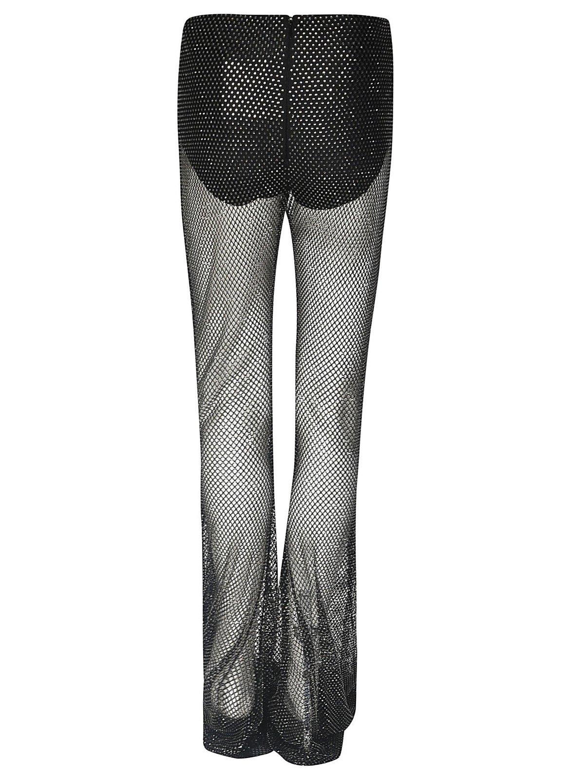 Shop Giuseppe Di Morabito Mid-rise Embellished Trousers In Black