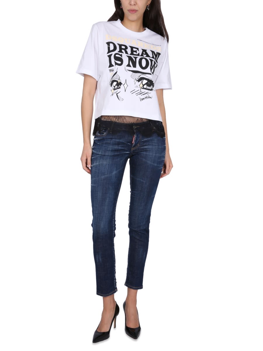 Shop Dsquared2 Jeans Jennifer In Blue