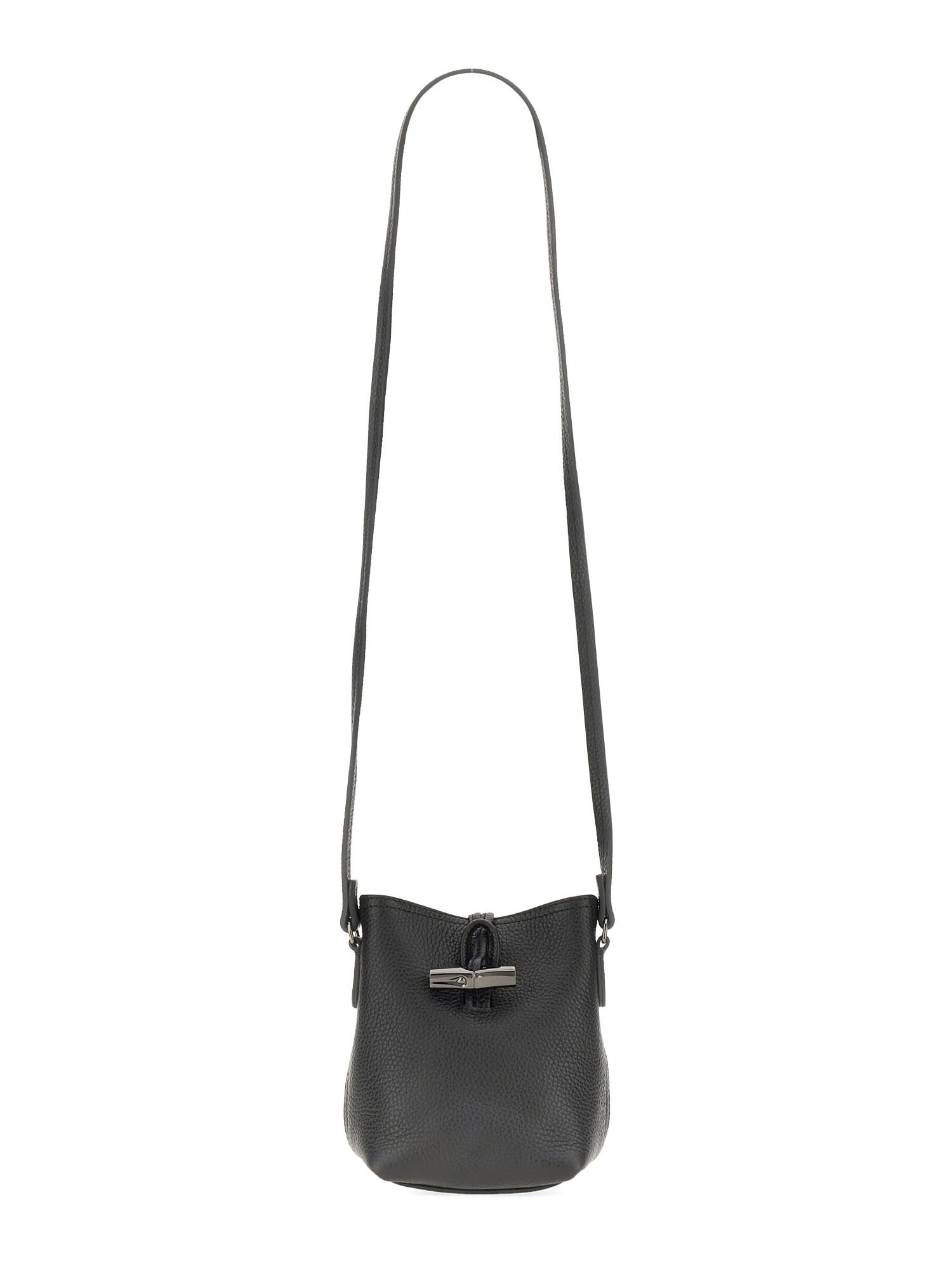 Longchamp Small Roseau Essential Hobo Bag - Black