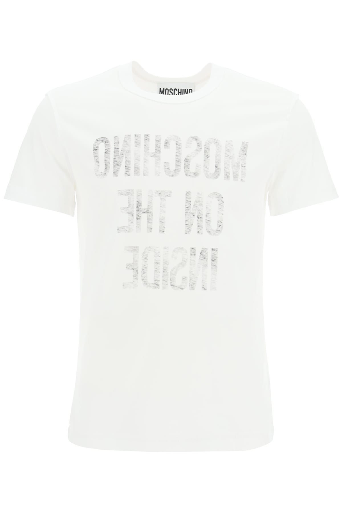 Moschino Inside Out T-shirt With Slogan