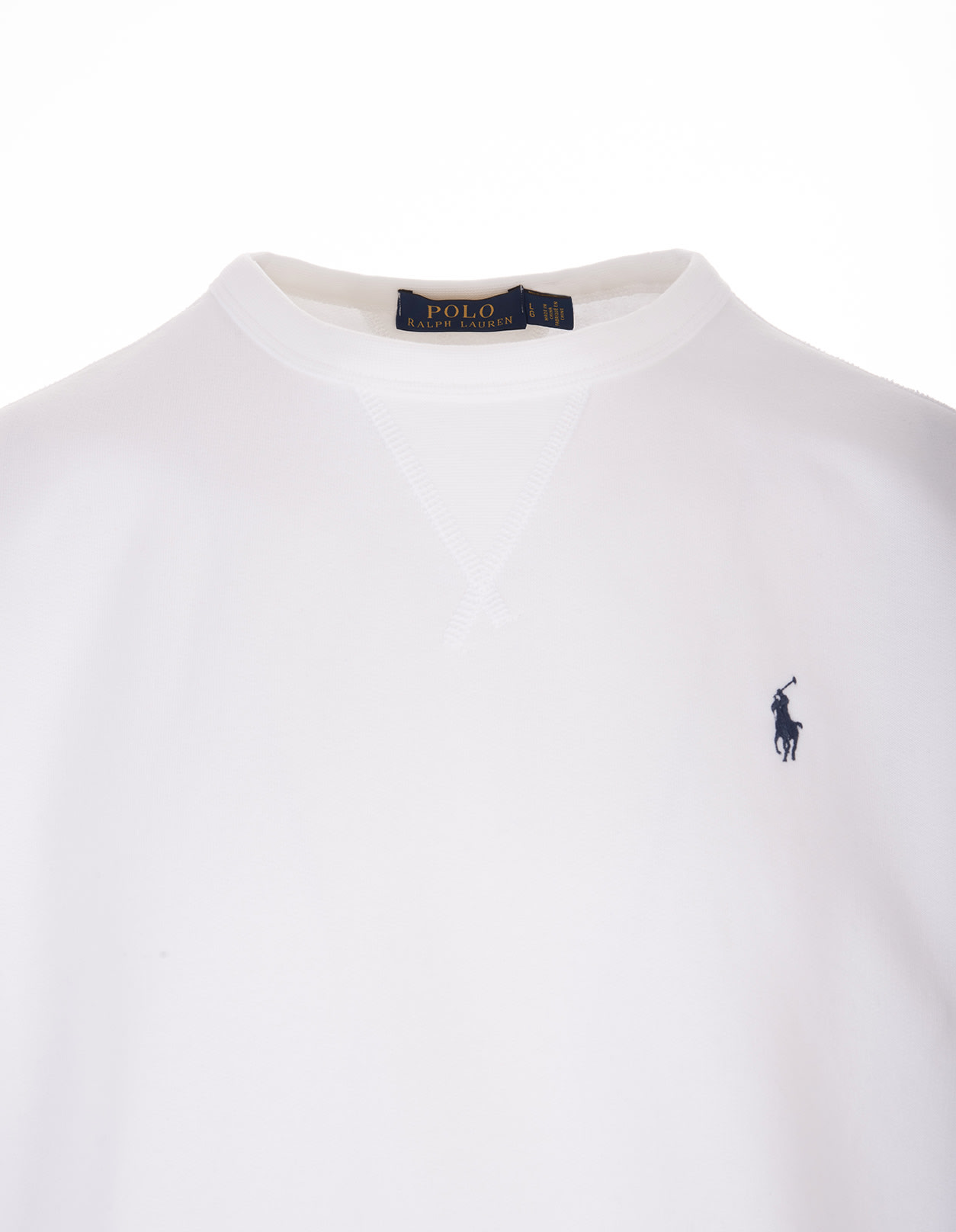 Polo Ralph Lauren Crewneck Sweatshirt In White