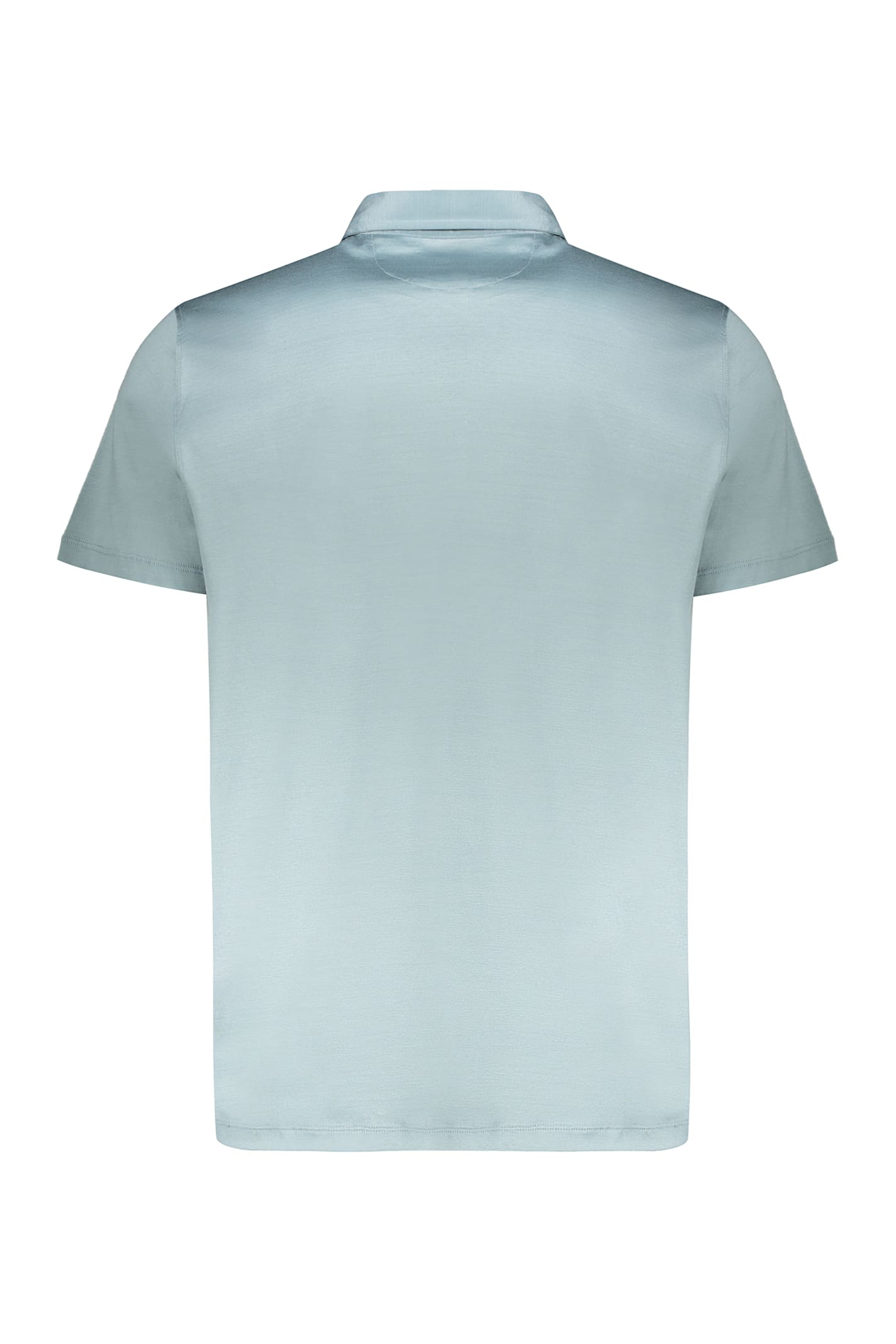 Moorer Short Sleeve Cotton Polo Shirt
