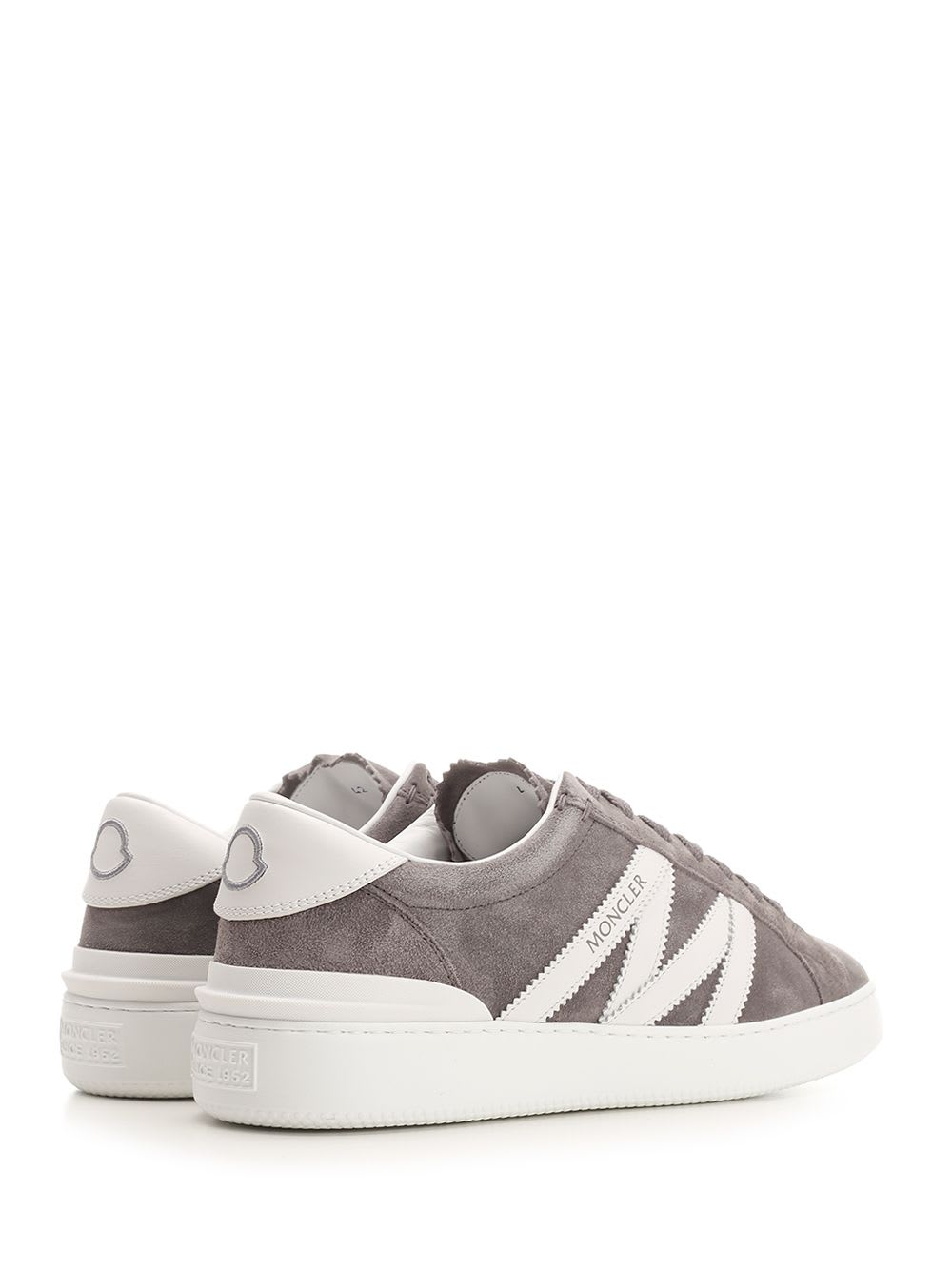 Shop Moncler Monaco M Sneakers In Grey