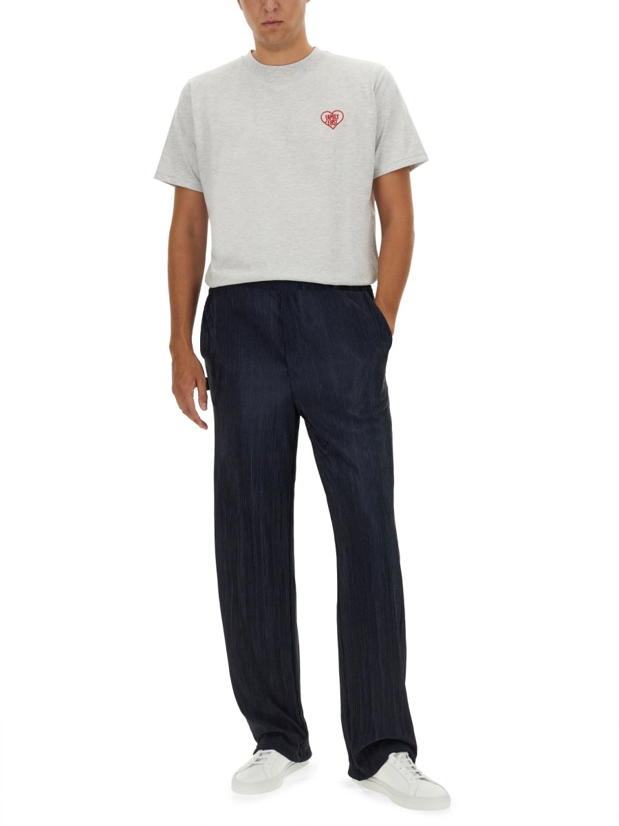 Family First Heart T-shirt In Grey