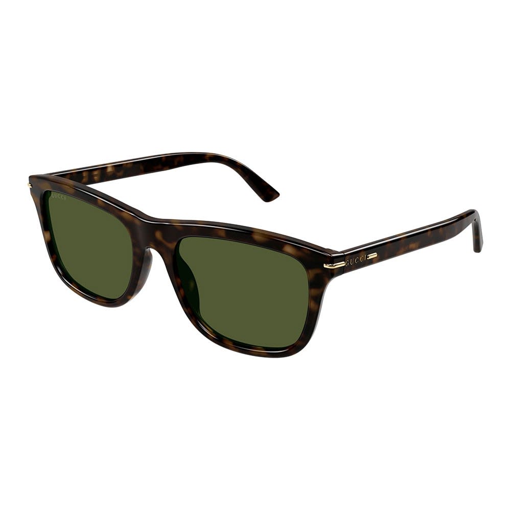 Gucci Sunglasses In Marrone/verde