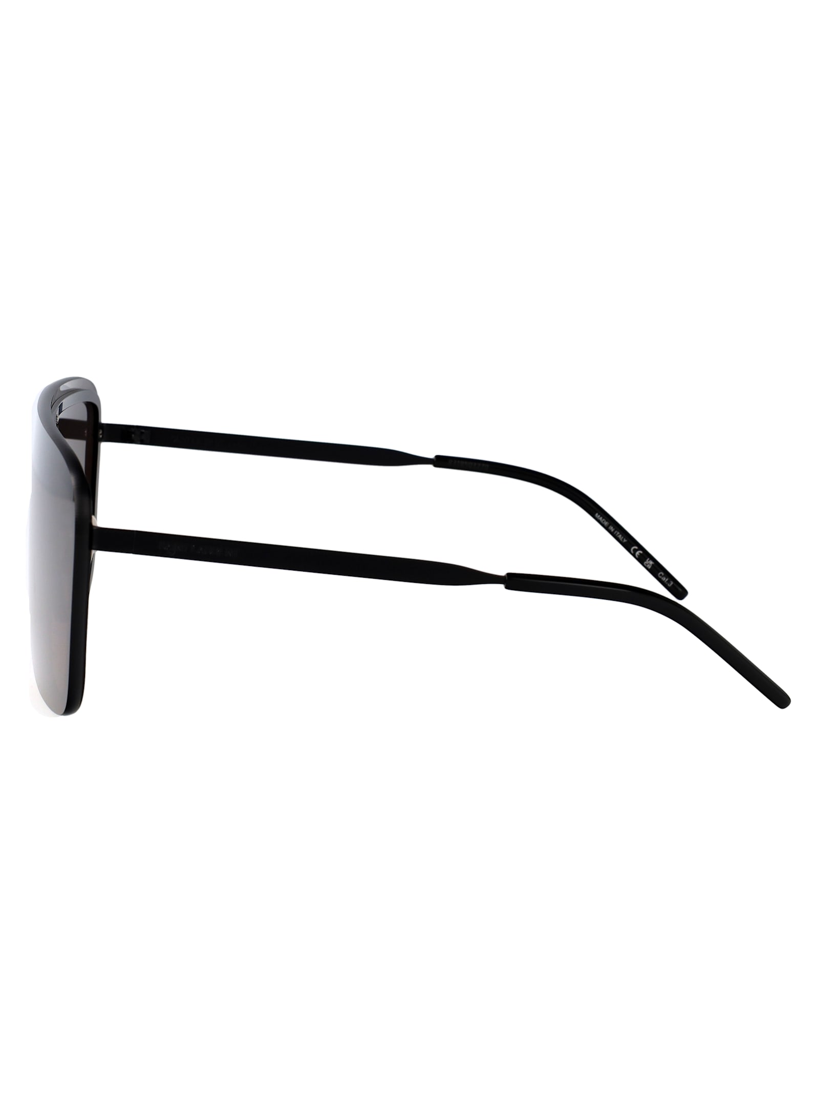 Saint Laurent Sl 364 Mask Sunglasses In Brown