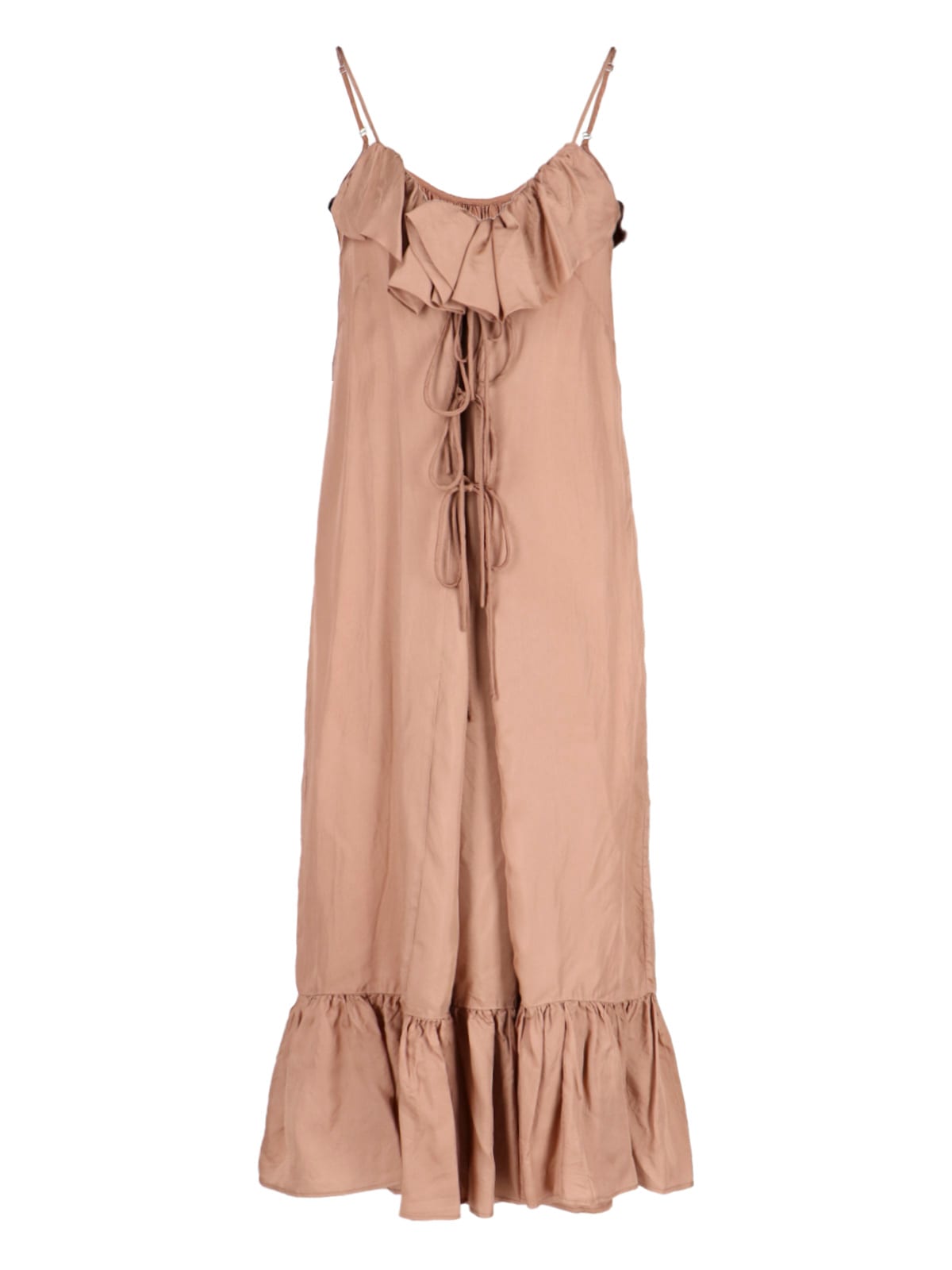 dimba Ruffled Midi Dress