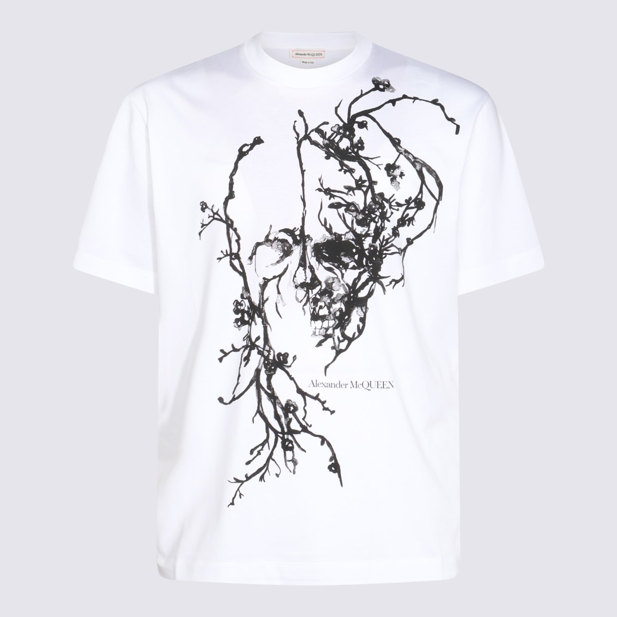 Shop Alexander Mcqueen White Cotton T-shirt