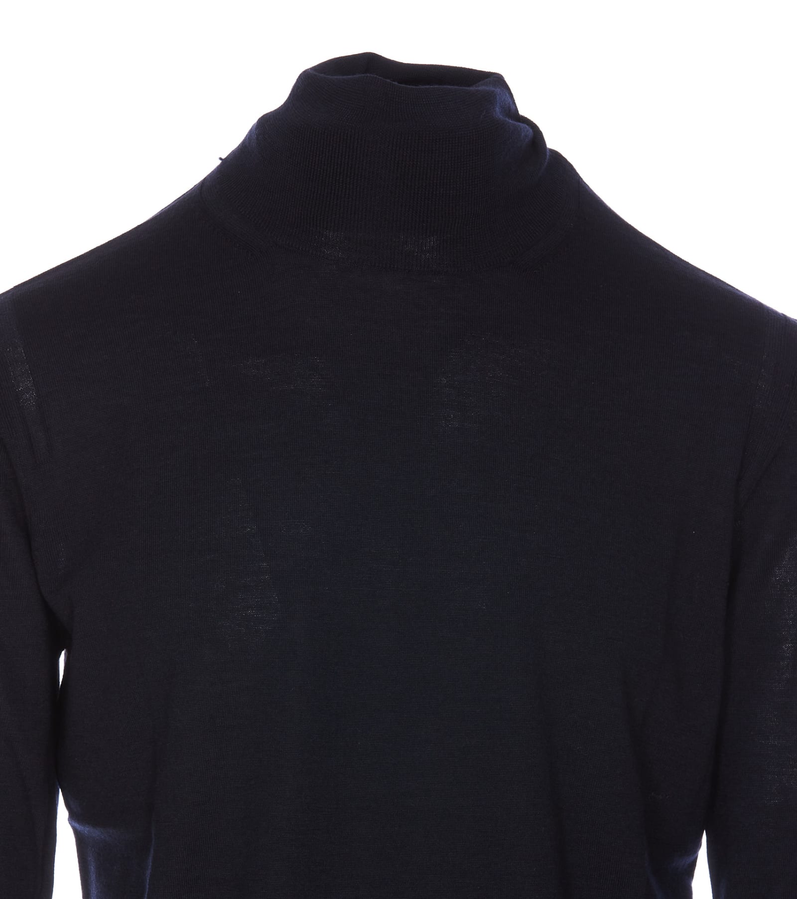 Shop Paolo Pecora Sweater In Blu Navy