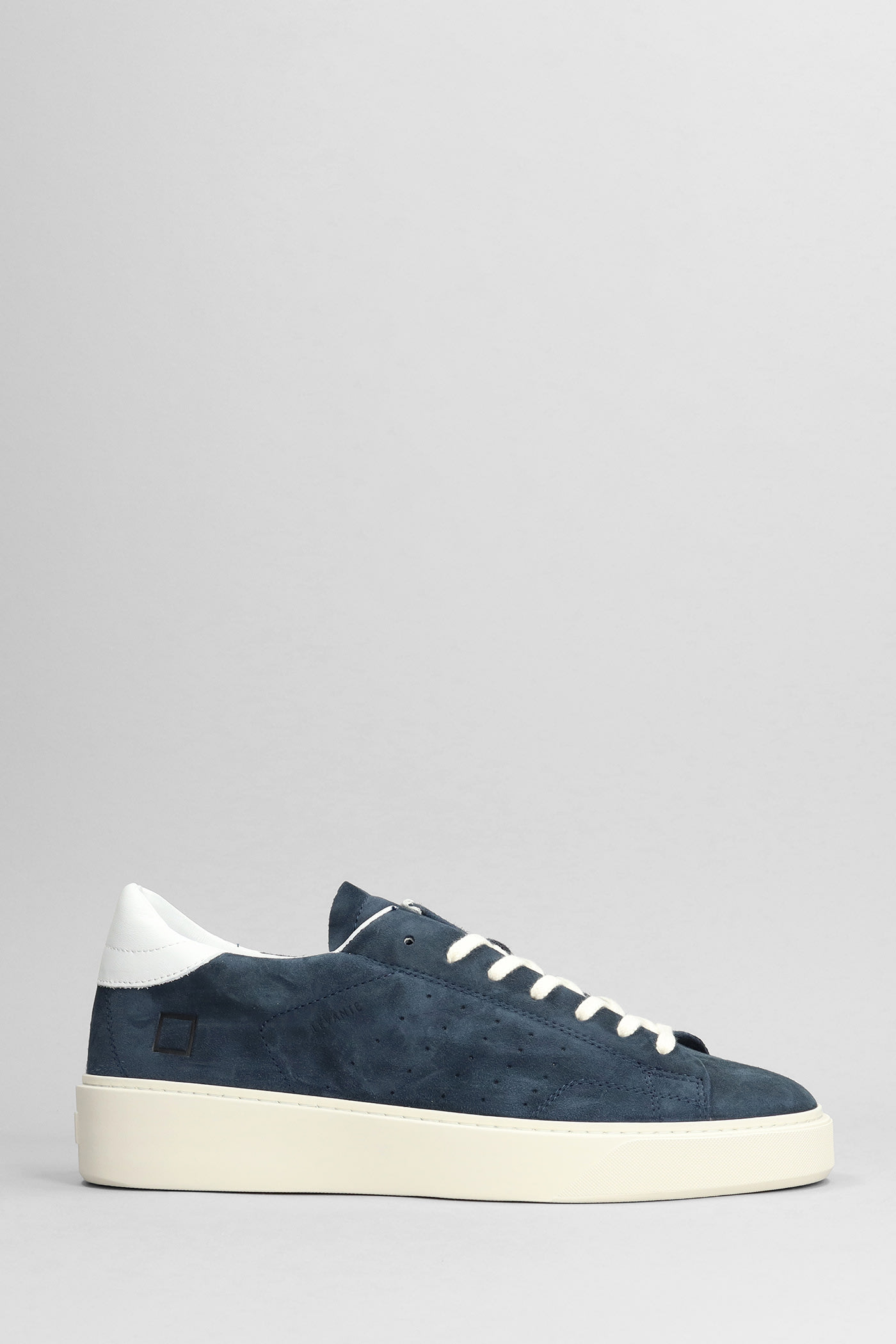 Date Levante Trainers In Blue Suede