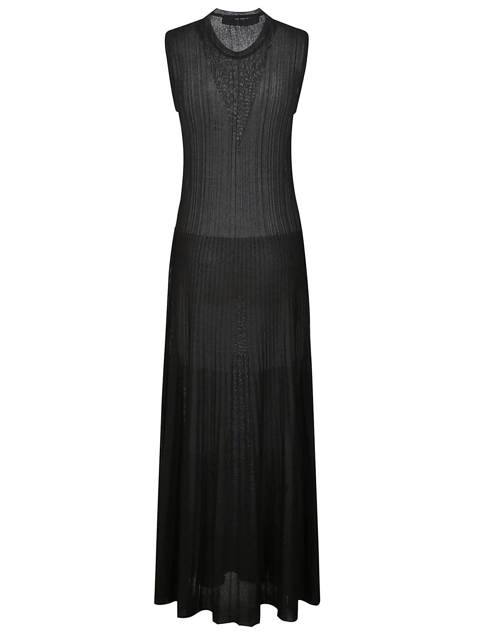 Shop Federica Tosi Sleeveless Dress In Nero