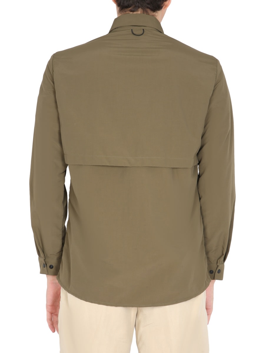 Shop Pt01 Regular Fit Shirt Jacket In Green
