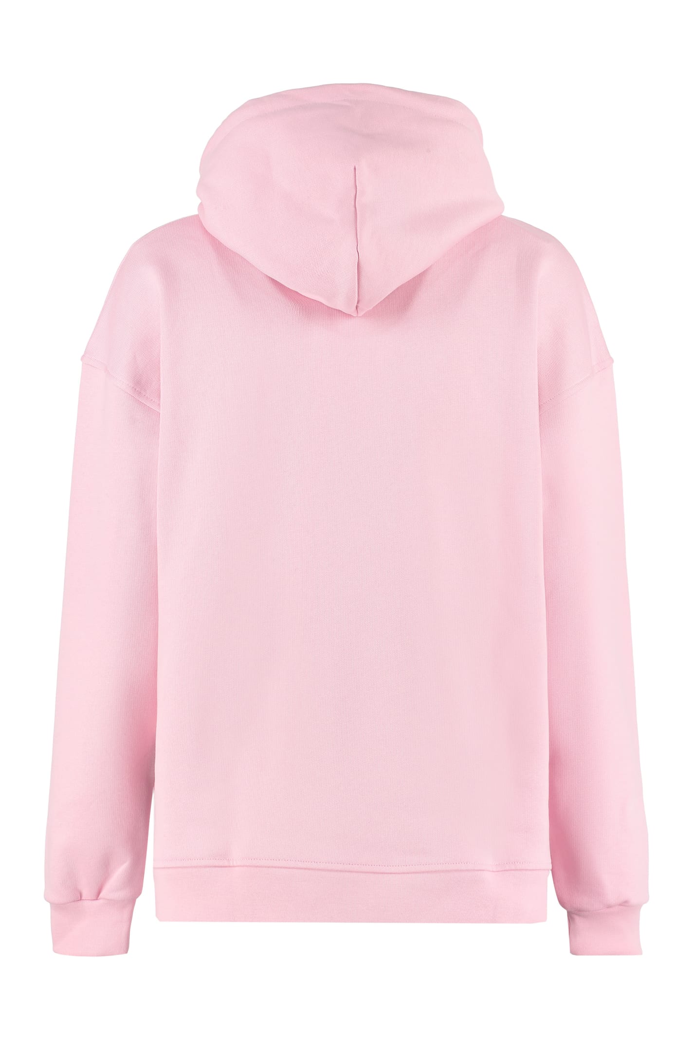 Shop Ganni Software Cotton Hoodie In Pink