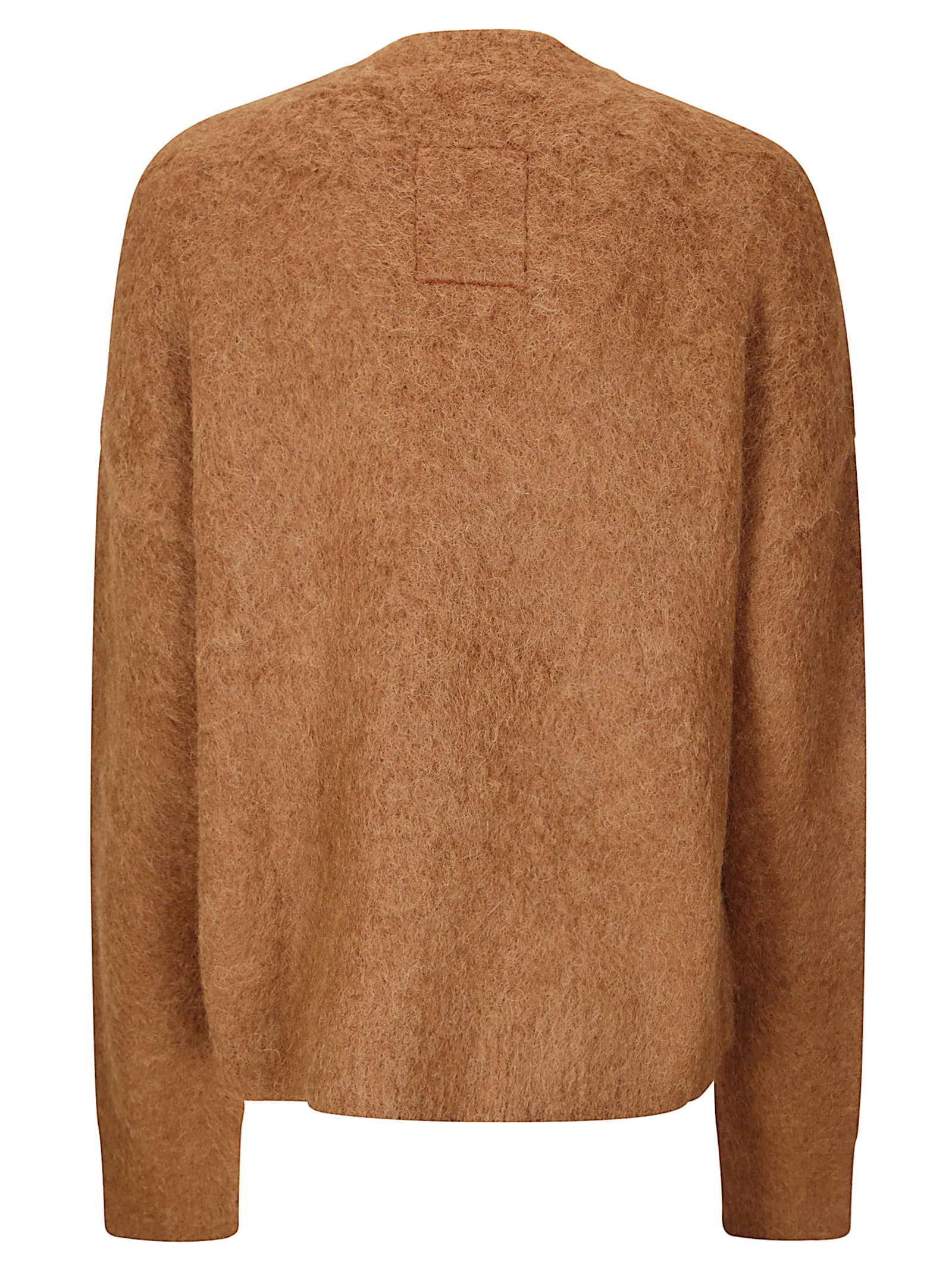 Uma Wang Long Slv Top Sweater In Yellow