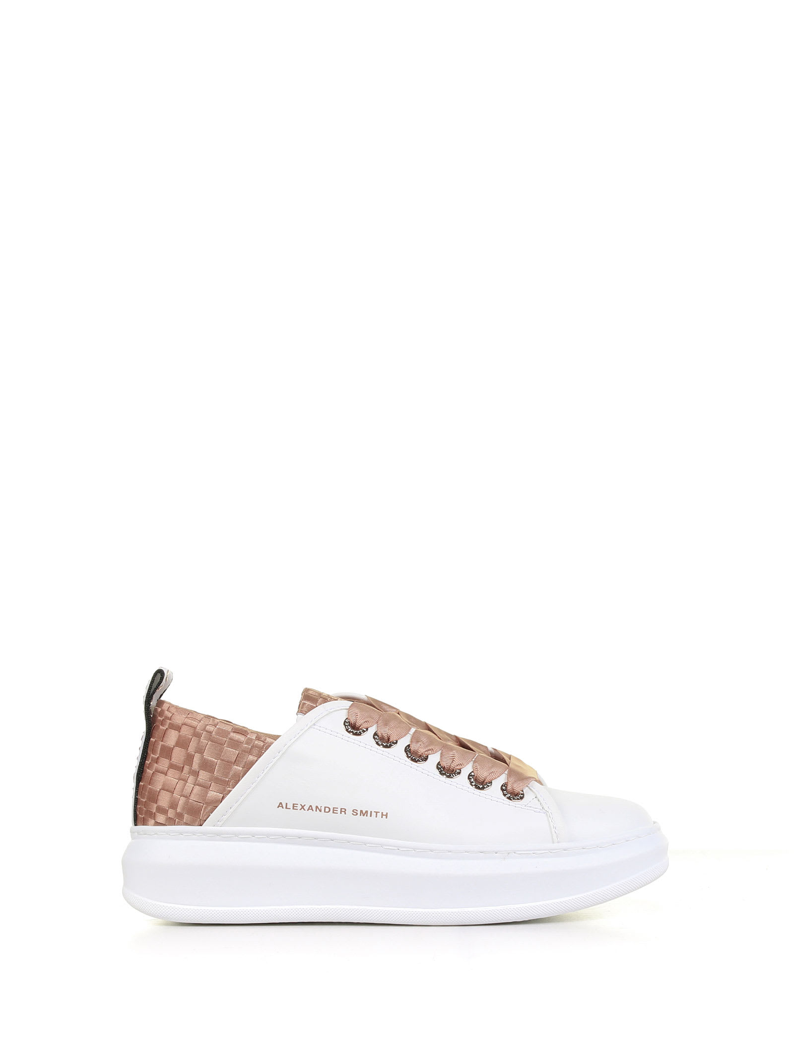 Alexander Smith London Wembley Sneaker With Satin Detail