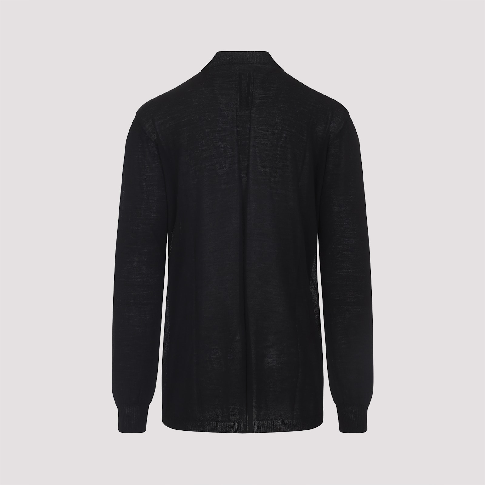 Rick Owens Oversized Turtle Neck Pullover In Black