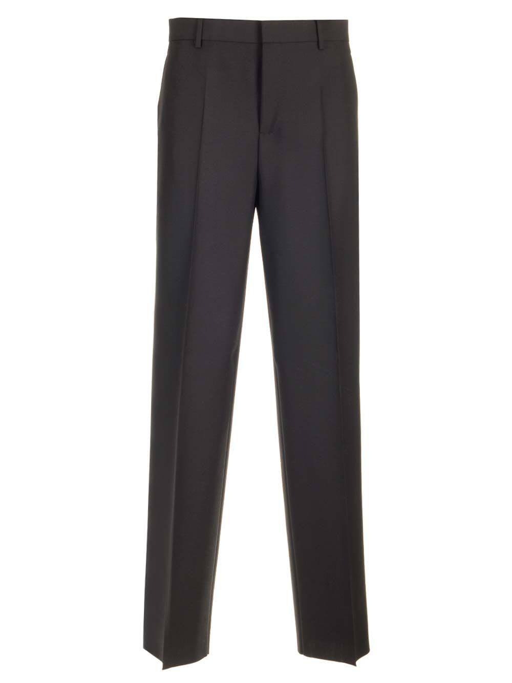 VERSACE FORMAL TROUSERS IN MOHAIR BLEND 