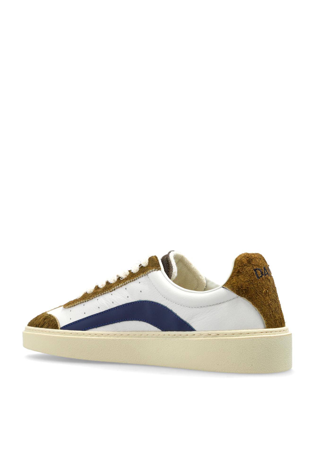 Dsquared2 Suede And Rubber Sole Sneakers In Multi