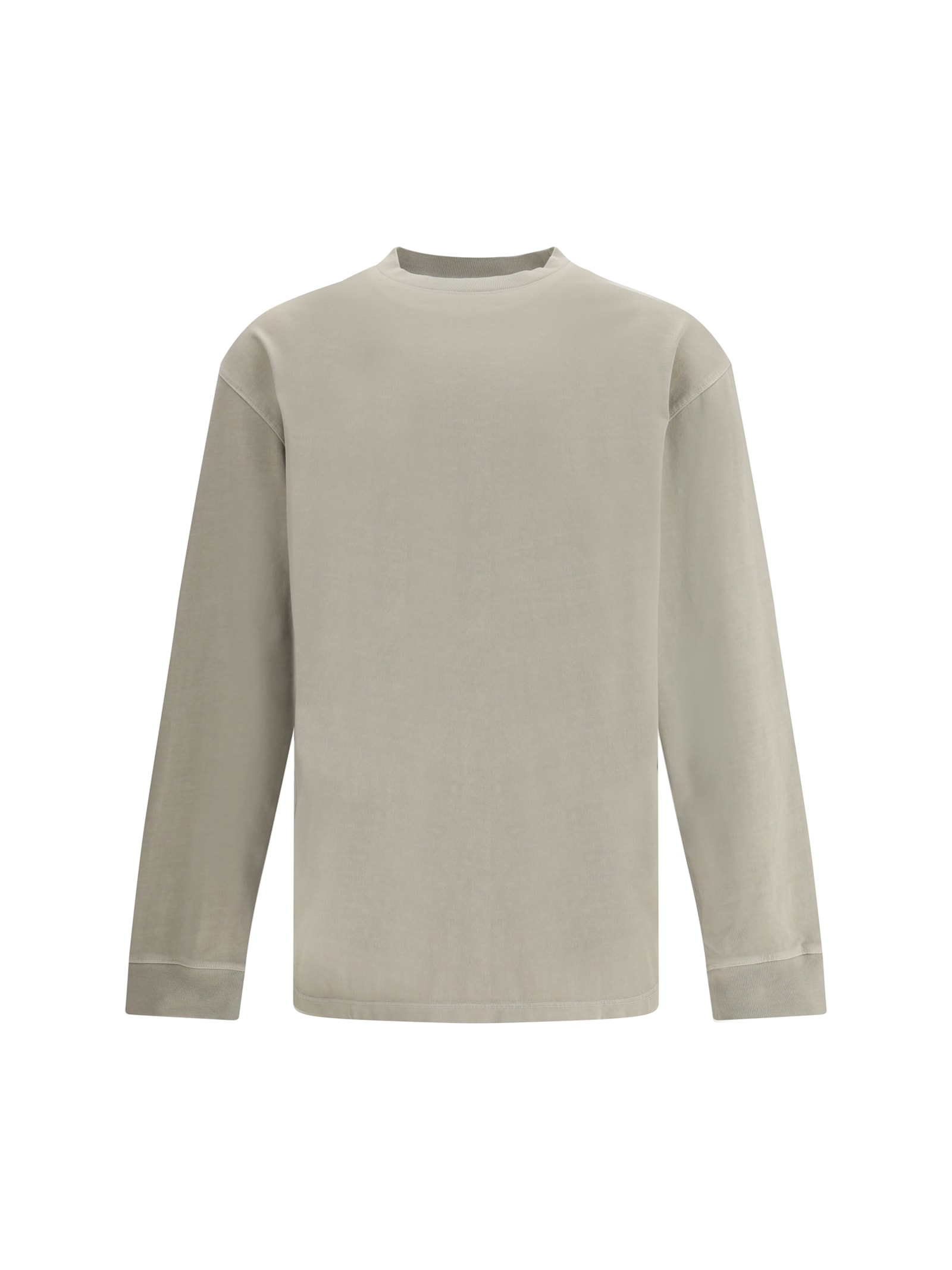 Agolde Payson Long Sleeve Waffle Knit Tee In Green