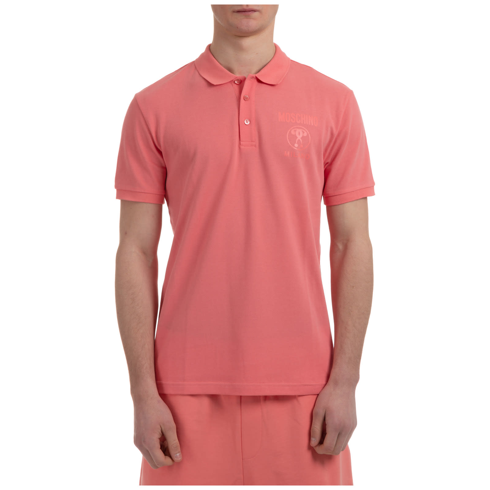 Moschino Double Question Mark Polo Shirts