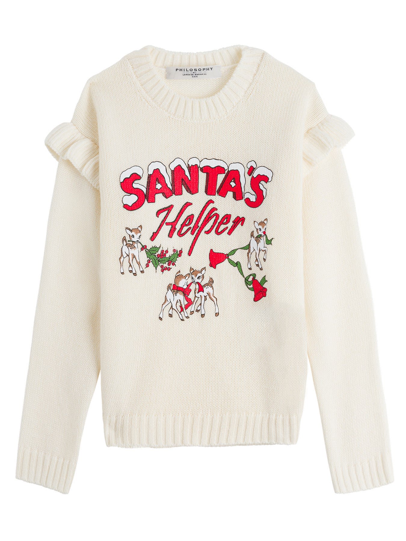 Philosophy di Lorenzo Serafini Kids santas Wool Sweater