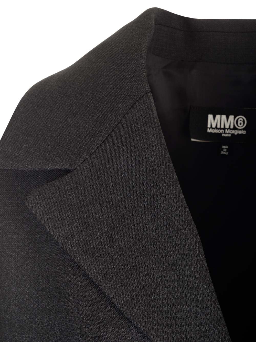 Shop Mm6 Maison Margiela Medium Grey Coat In Non Definito
