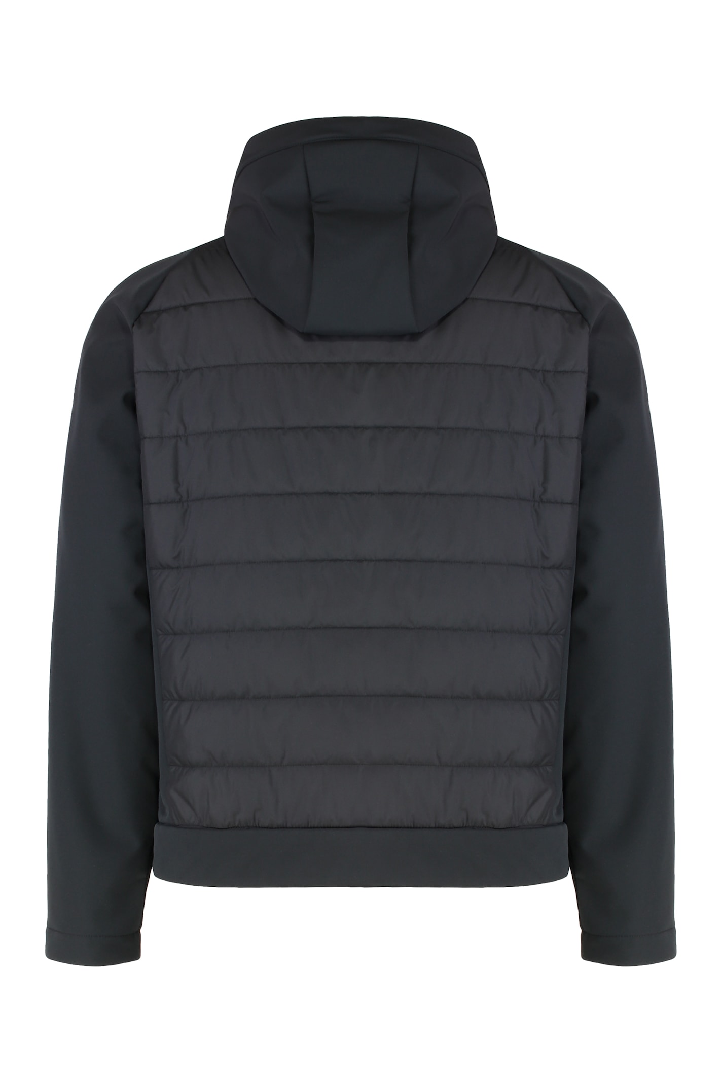 Paul&amp;shark Technical Fabric Hooded Jacket In Black