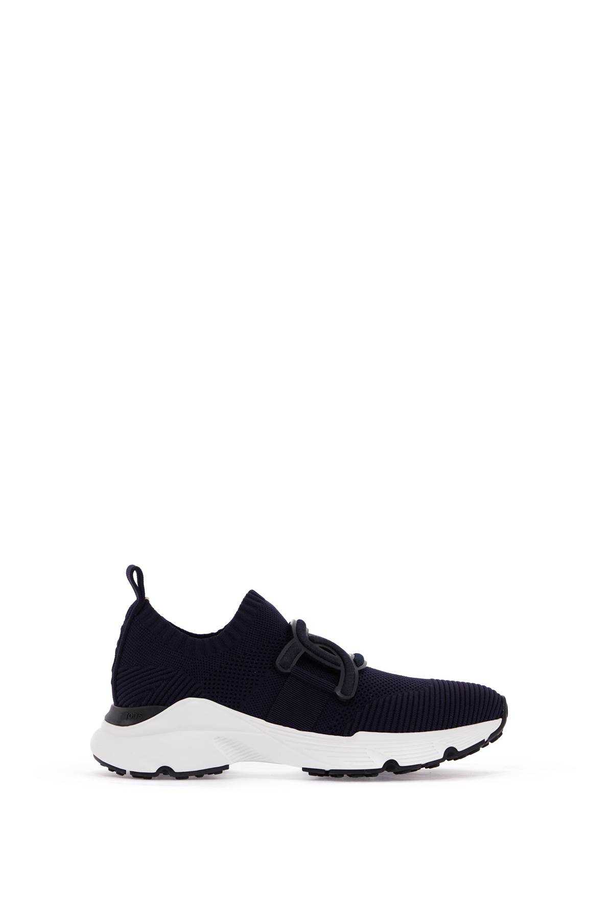 Shop Tod's Kate Fabric Sneakers In Galassia Scuro (blue)