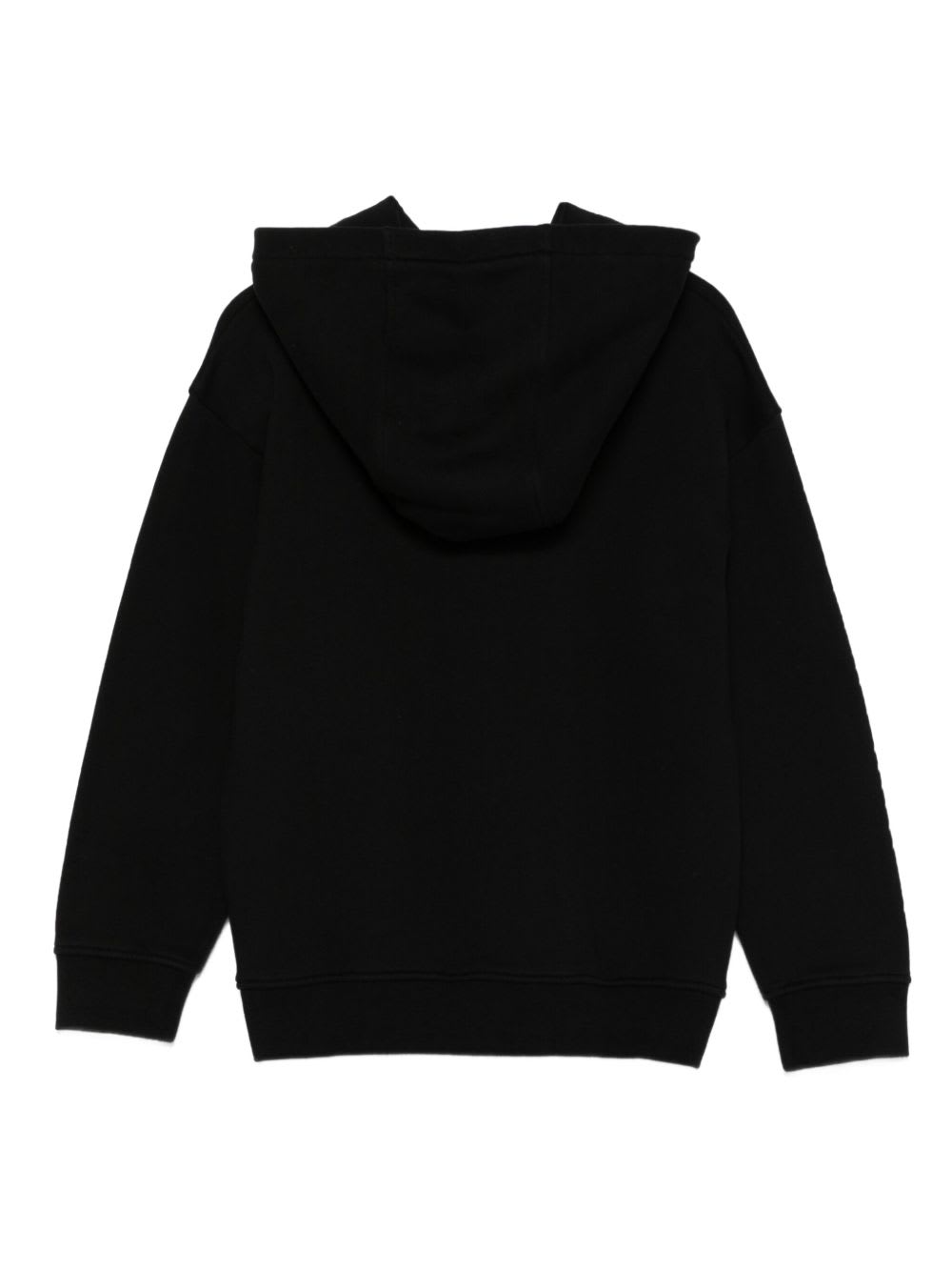 Stella Mccartney Embroidered-logo Hoodie In Black