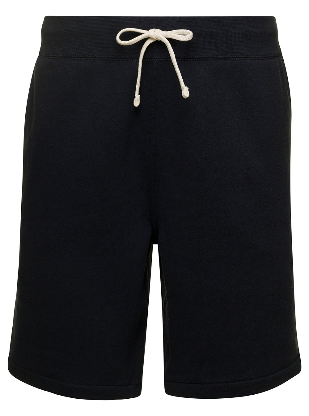 Polo Ralph Lauren Black Shorts With Drawstring With Embroidered Logo In Cotton Blend Man
