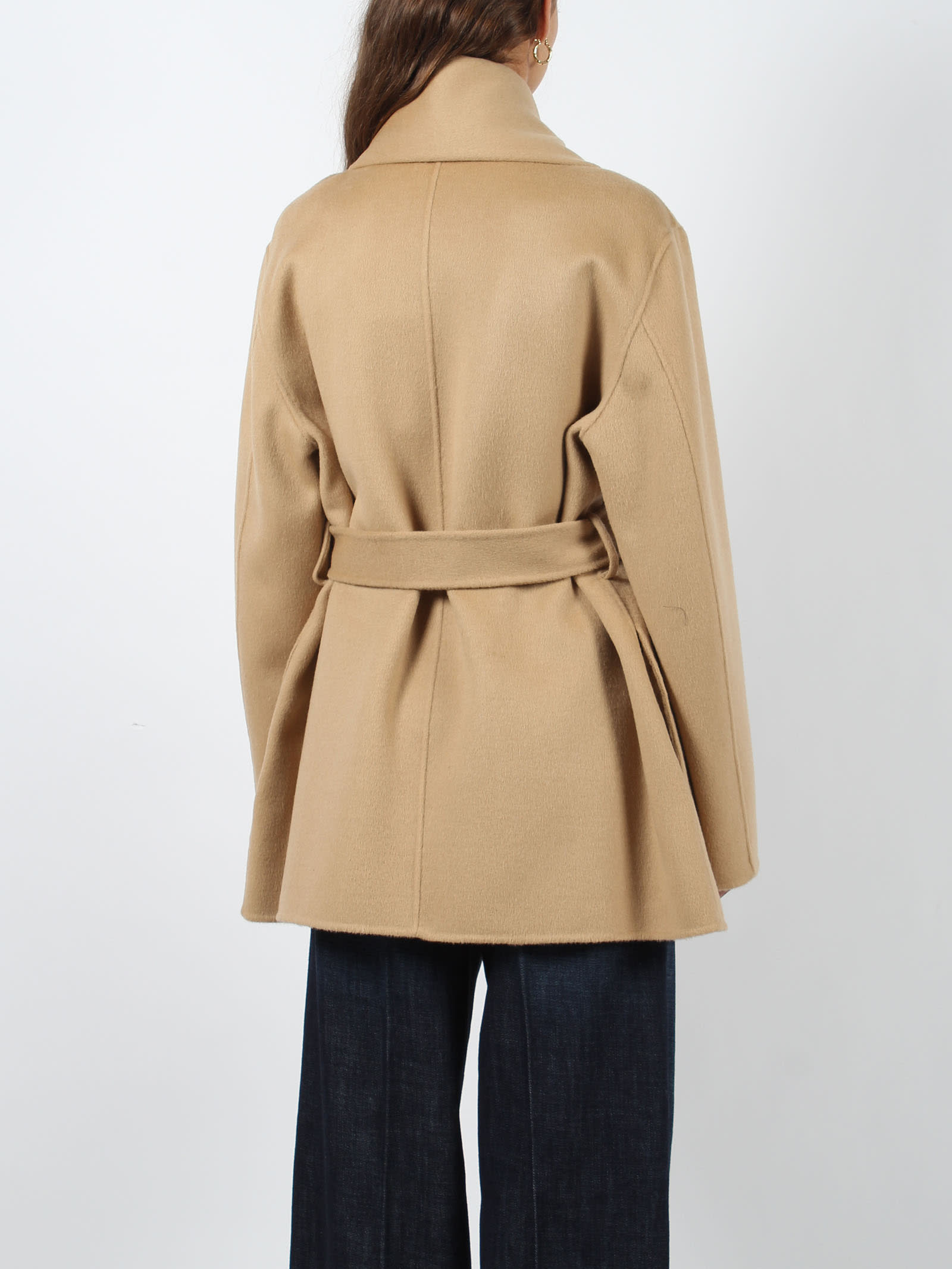 Shop P.a.r.o.s.h Leak Coat In Nude & Neutrals